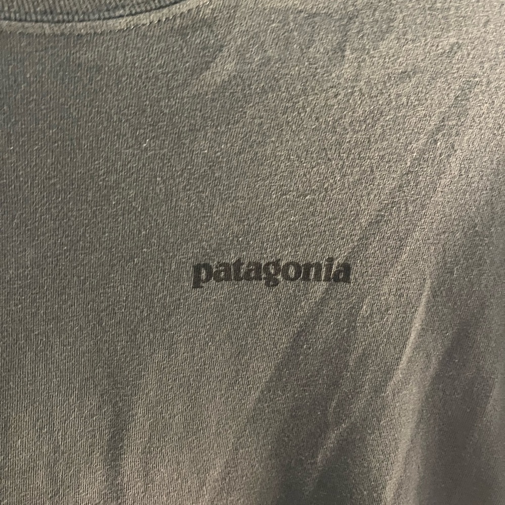 Patagonia Gray Regular Fit-Tee Shirt Size Mens Medium - Picture 5 of 5